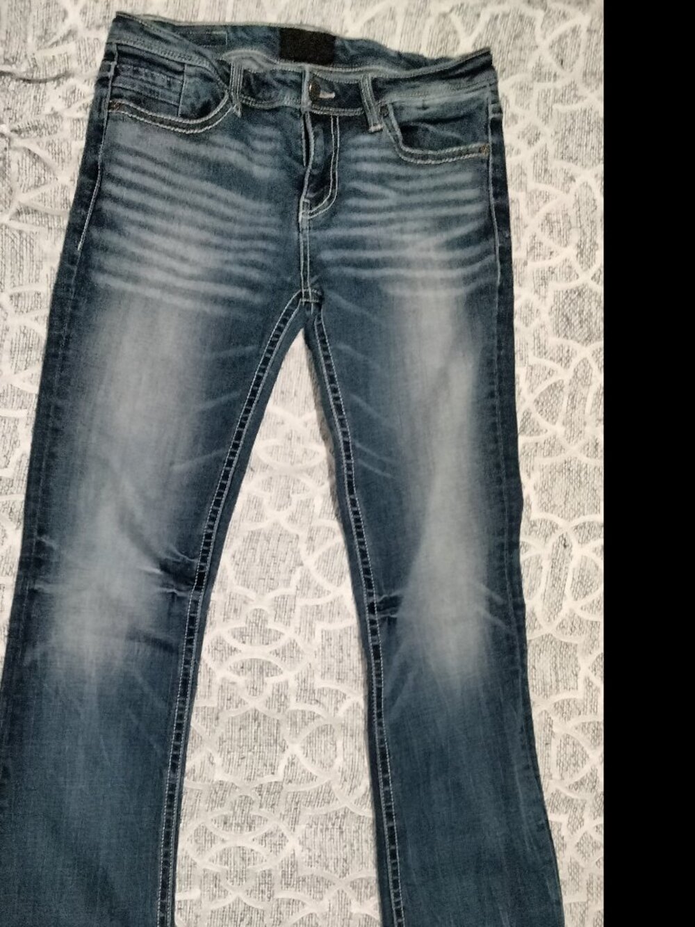 Buckle Black Bootcut Jeans